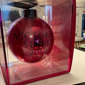 Victoria's Secret 2012 Red and Pink Globe Ornament